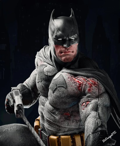 Statua scultura batman corda - statua, e