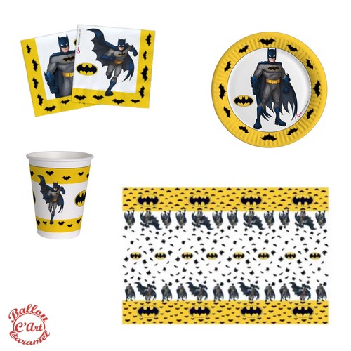 Kit festa batman piatti - kit,