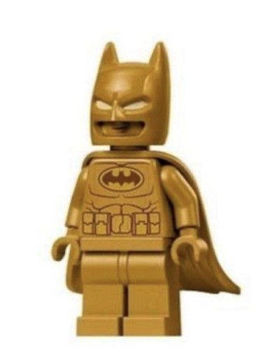 Lego minifigure batman oro - lego, con